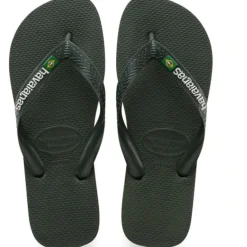 HAVAIANAS Slippers Unisex Brazil Logo 4110850 - Green Olive4896 Online