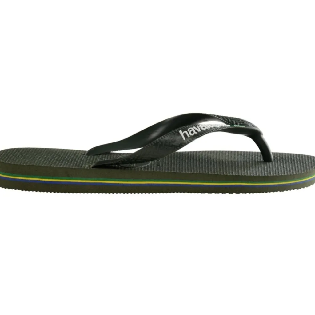 HAVAIANAS Slippers Unisex Brazil Logo 4110850 - Green Olive4896 Online