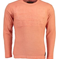 Geographical Norway Hollifield langærmet tee jaridirty - Coral Best