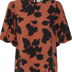 ICHI dame bluse IHCAVOLA - Pureed pumpkin Online