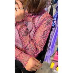 ICHI dame bluse IXISLA - Shocking Pink Outlet