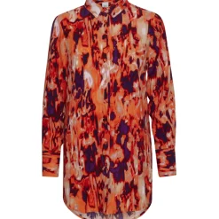 ICHI dame skjorte IHKALOVA - Koi Multi Print Hot