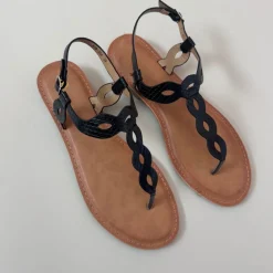 SHOES Ines dame sandaler 90B-25A - Black Outlet