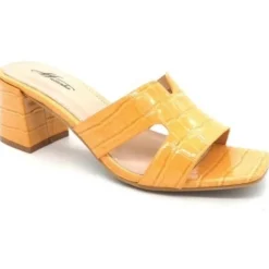 SHOES Jessica dame stiletter OK-11 - Yellow