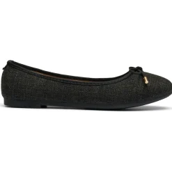 SHOES Joanna dame ballerina sko DS-1A22 - Black Best