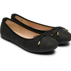 SHOES Joanna dame ballerina sko DS-1A22 - Black Best