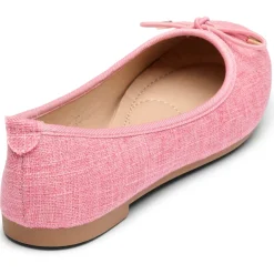 SHOES Joanna dame ballerina sko DS-1A22 - Fuxia Best
