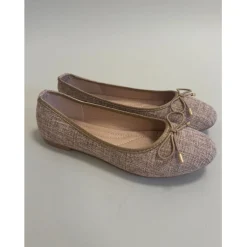 SHOES Joanna dame ballerina sko DS-1A22 - Kaki Best