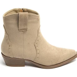 SHOES Jolene dame cowboystøvler 9690A - Kaki Best