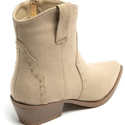 SHOES Jolene dame cowboystøvler 9690A - Kaki Best