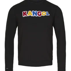 Kangol Sweatshirt Herre QuestCrew - Black New