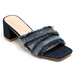 SHOES Karo dame sko 7220 - DK blue Discount