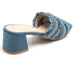 SHOES Karo dame sko 7220 - L-blue Hot