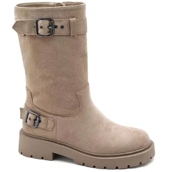 SHOES Kasia dame støvler 7695A - Kaki Online