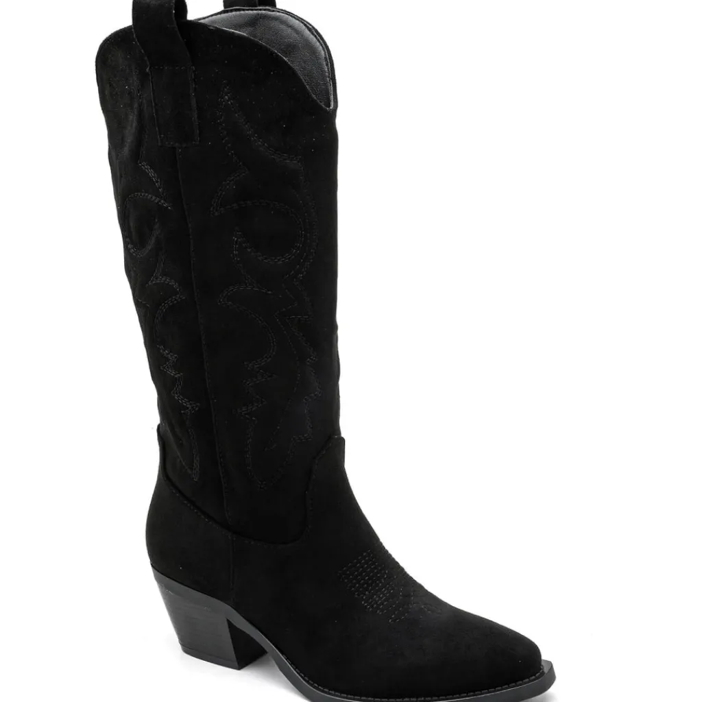 SHOES Lara dame støvler 7689A - Black New