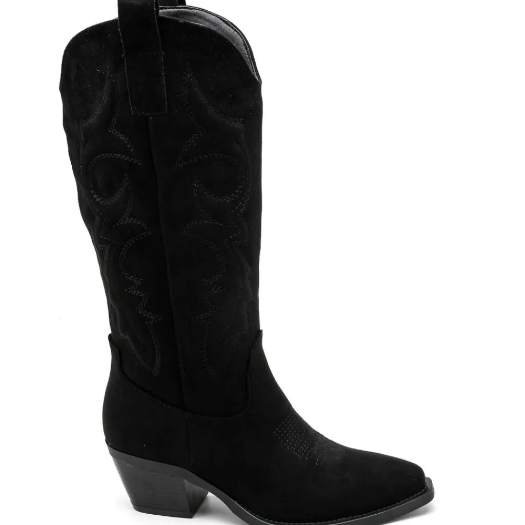 SHOES Lara dame støvler 7689A - Black New