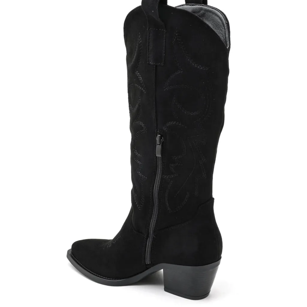 SHOES Lara dame støvler 7689A - Black New