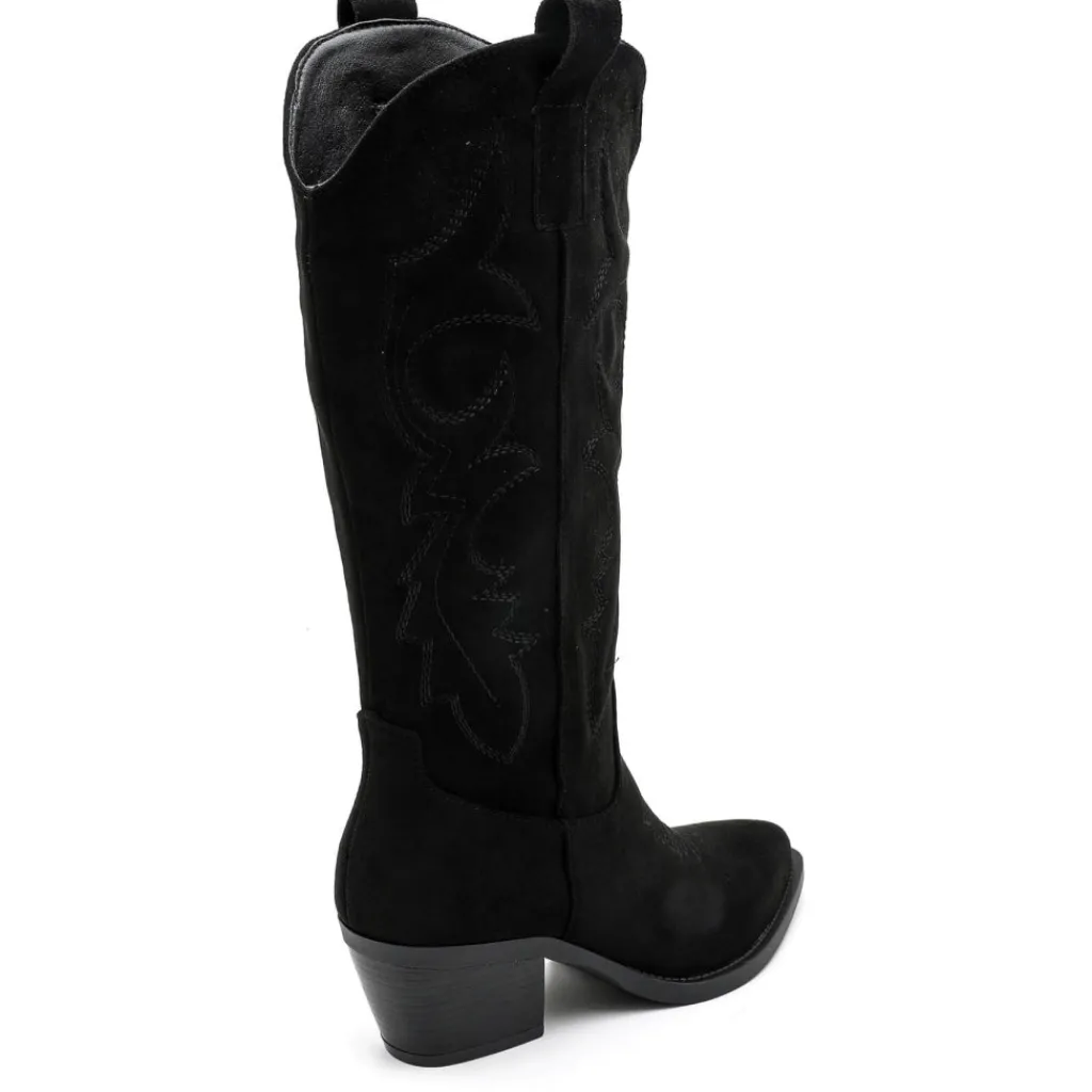 SHOES Lara dame støvler 7689A - Black New