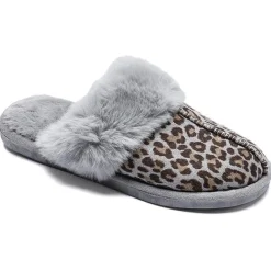 SHOES Leora dame hjemmesko YL-176 - Grey Sale