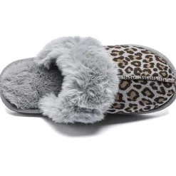 SHOES Leora dame hjemmesko YL-176 - Grey Sale