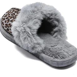 SHOES Leora dame hjemmesko YL-176 - Grey Sale