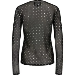Liberté LIBERTÉ dame bluse MESH - BLACK SILVER HEART Clearance