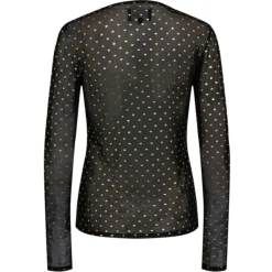 Liberté LIBERTÉ dame bluse MESH - BLACK GOLD HEART Outlet