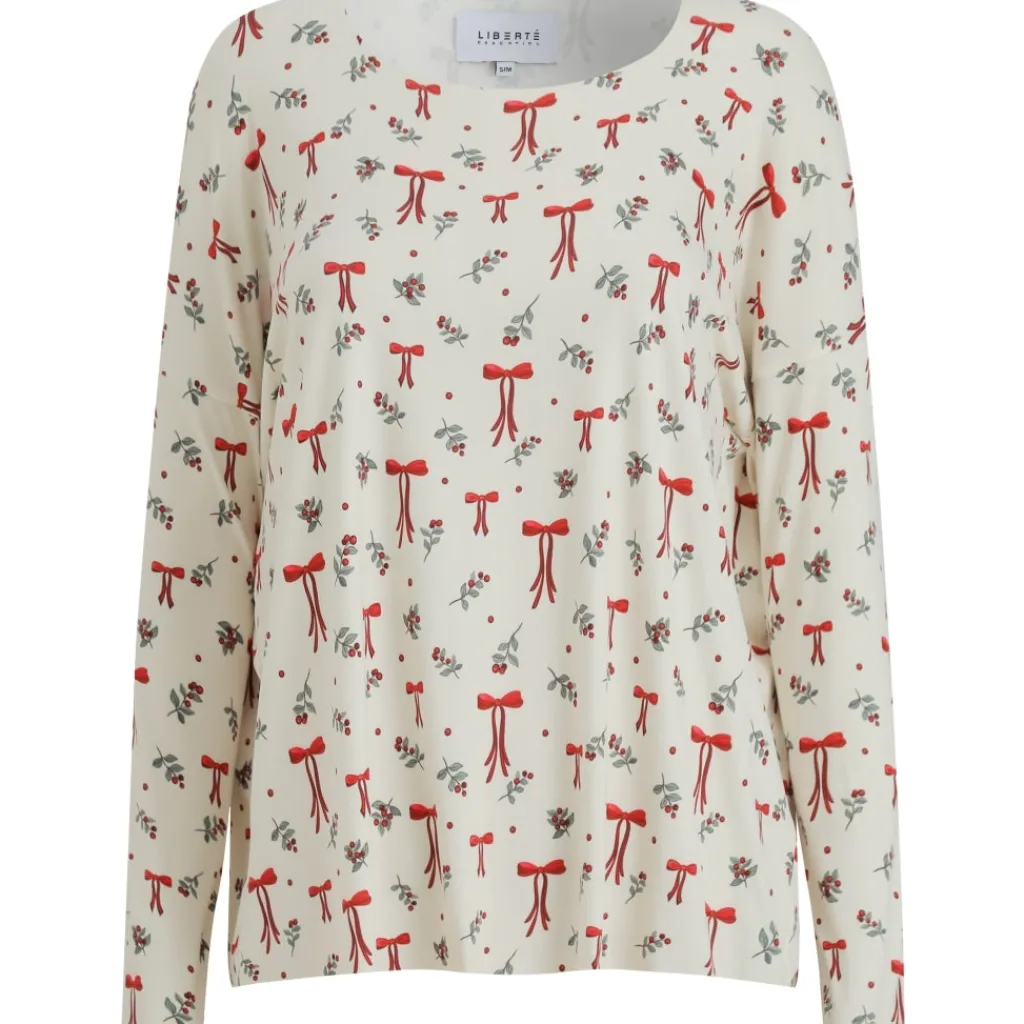 Liberté dame top ALMA - 9504 - RED BOW CREME Clearance