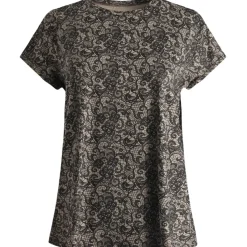 Liberté dame t-shirt 9581 ALMA - Mocca Brown Lace