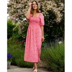 Liberté kjole gro - Pink Flower Discount