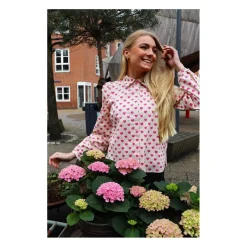 Liberté LIBERTE dame bluse FLORA - PINK HEART Sale