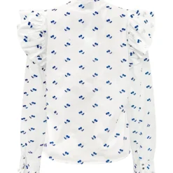 Liberté LIBERTE dame bluse HEATHER 22165 - WHITE BLUE CHERRY