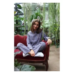 Liberté Liberte dame bluse MANDA - Navy Flower Clearance