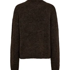 Liberté Liberte dame pullover strik FRO - CHOCOLATE IVORY HEART Clearance