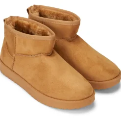 SHOES Lillie dame bamsestøvler WD148 - Camel Outlet