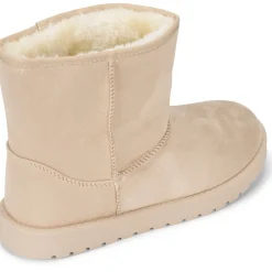 SHOES Lina dame bamsestøvle 6417 - Beige Hot