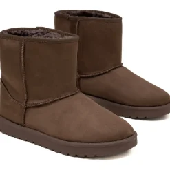 SHOES Lina dame bamsestøvle 6417 - Brown Hot