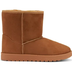 SHOES Lina dame bamsestøvle 6417 - Camel Sale