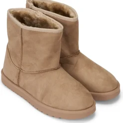 SHOES Lina dame bamsestøvle 6417 - Khaki New