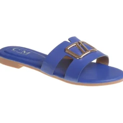 SHOES Liva dame sandal 5076 - Blue Clearance