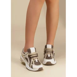 SHOES Lucette dame sneakers 1221 - Kaki Hot