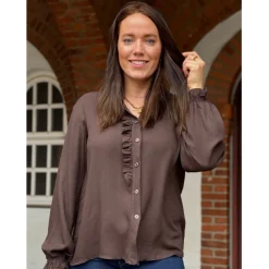 LULULIA dame bluse LuEllen 5897 - Moro Hot