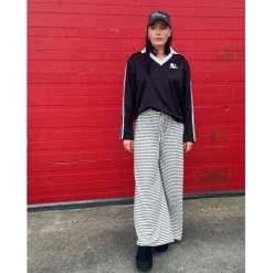 LULULIA Dame Bukser LuChloe 62671 - Noce/White Discount