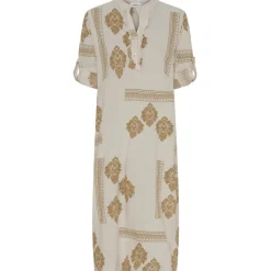 LULULIA Dame Kjole LuEva 94198 - Camel/Beige