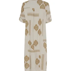 LULULIA Dame Kjole LuEva 94198 - Camel/Beige