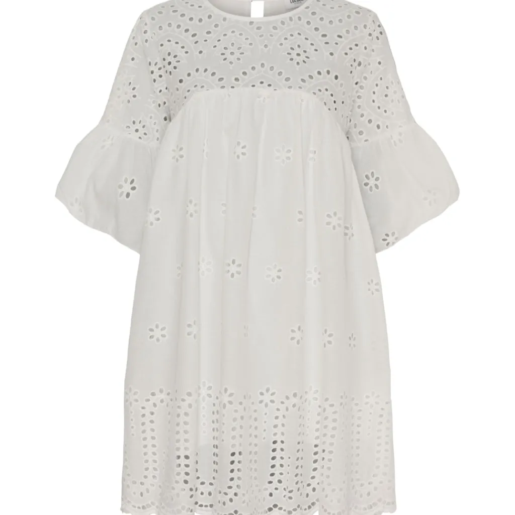 LULULIA Dame Kjole LuIngrid 1998 - White Clearance