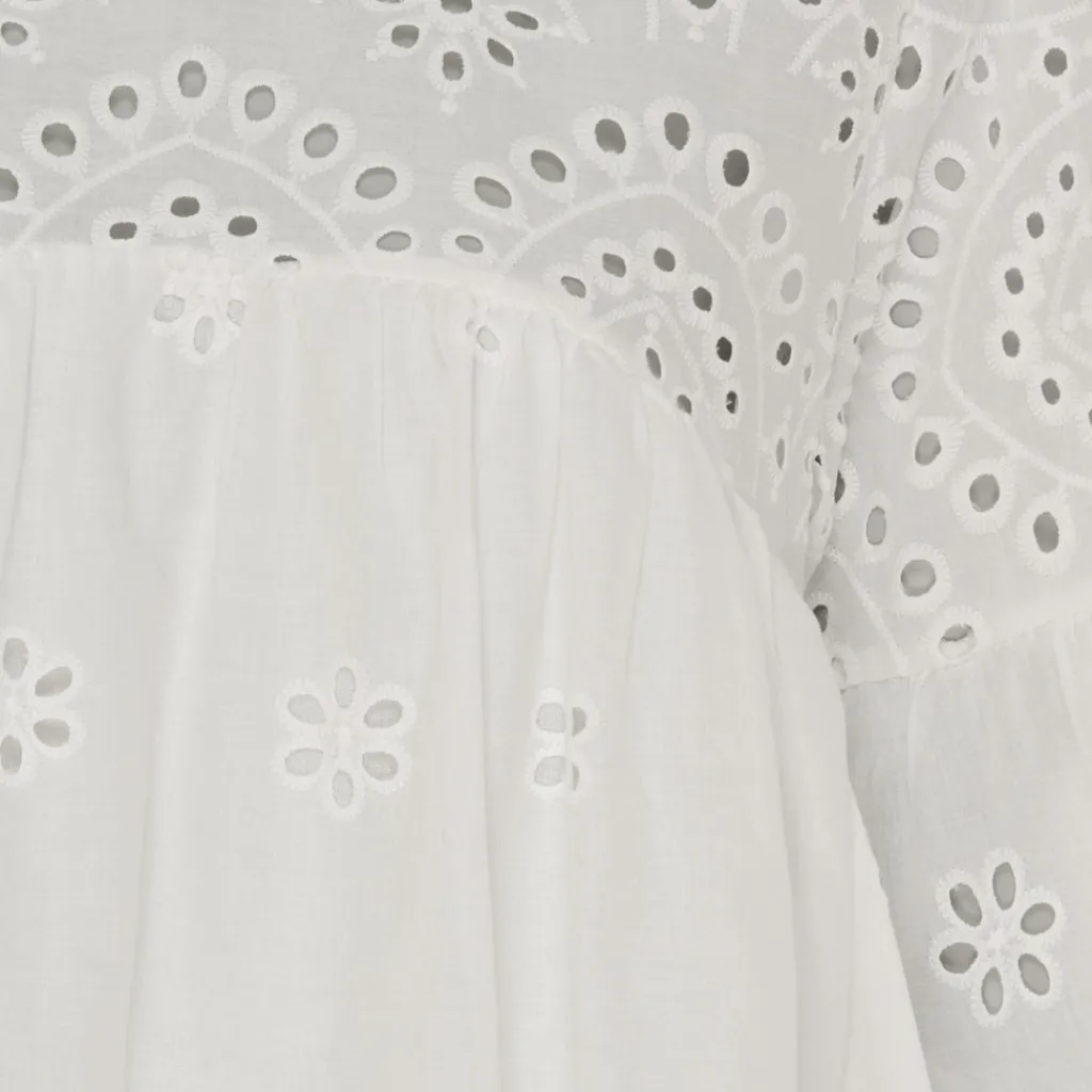 LULULIA Dame Kjole LuIngrid 1998 - White Clearance