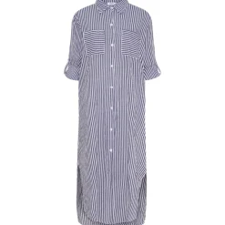 LULULIA Dame Kjole LuLiva 1985LU. - Blue/white Clearance