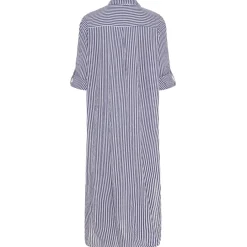 LULULIA Dame Kjole LuLiva 1985LU. - Blue/white Clearance