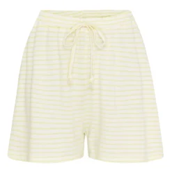 LULULIA Dame Shorts LUSELMA 62781 - Yellow/White Discount
